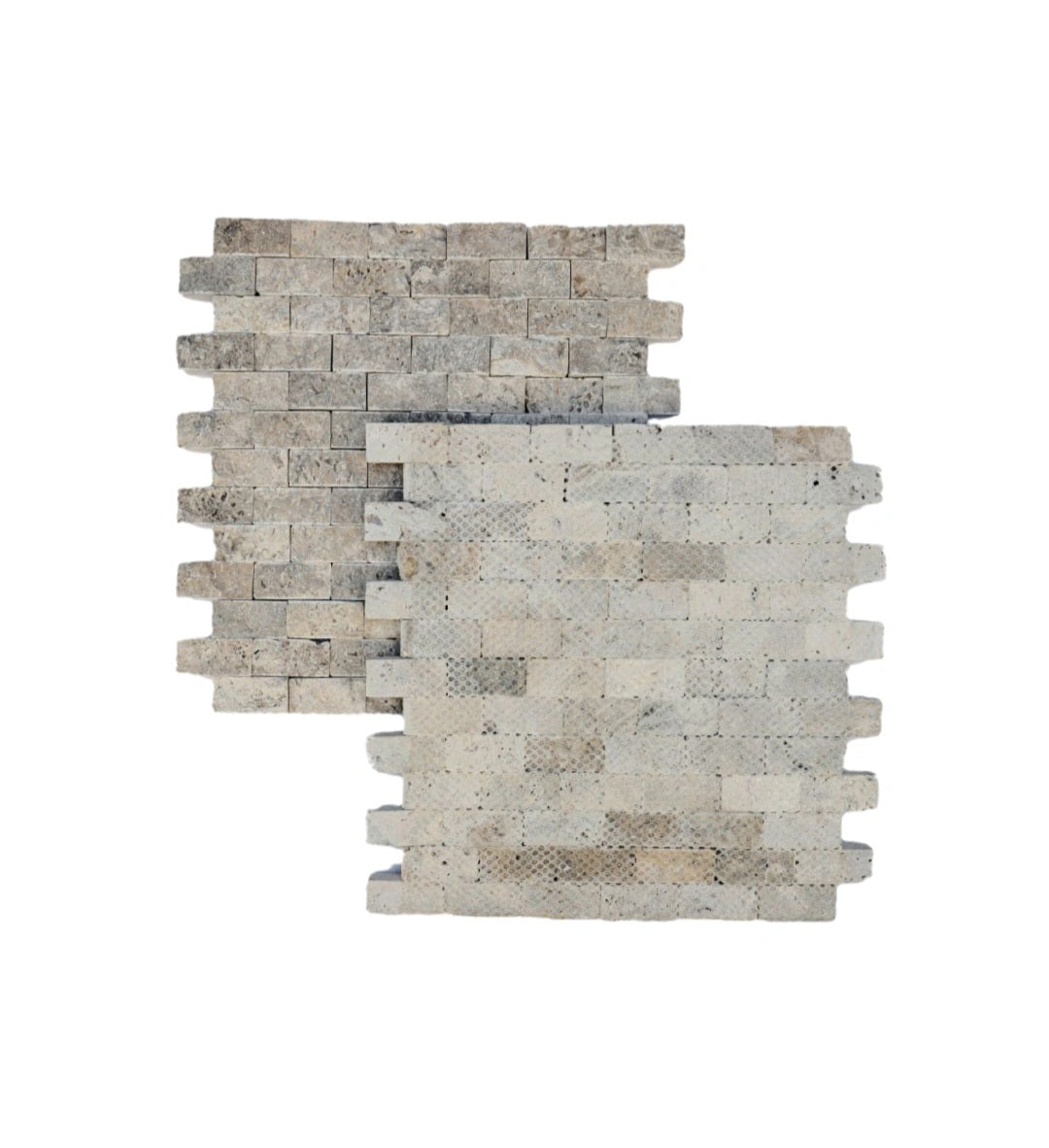 Kameni mozaik na mrežici (silver panel) 30x30