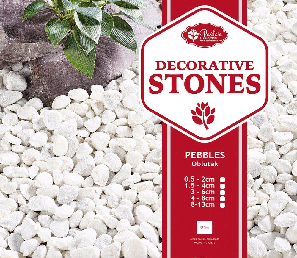 Kamen oblutak (beli) - 20kg