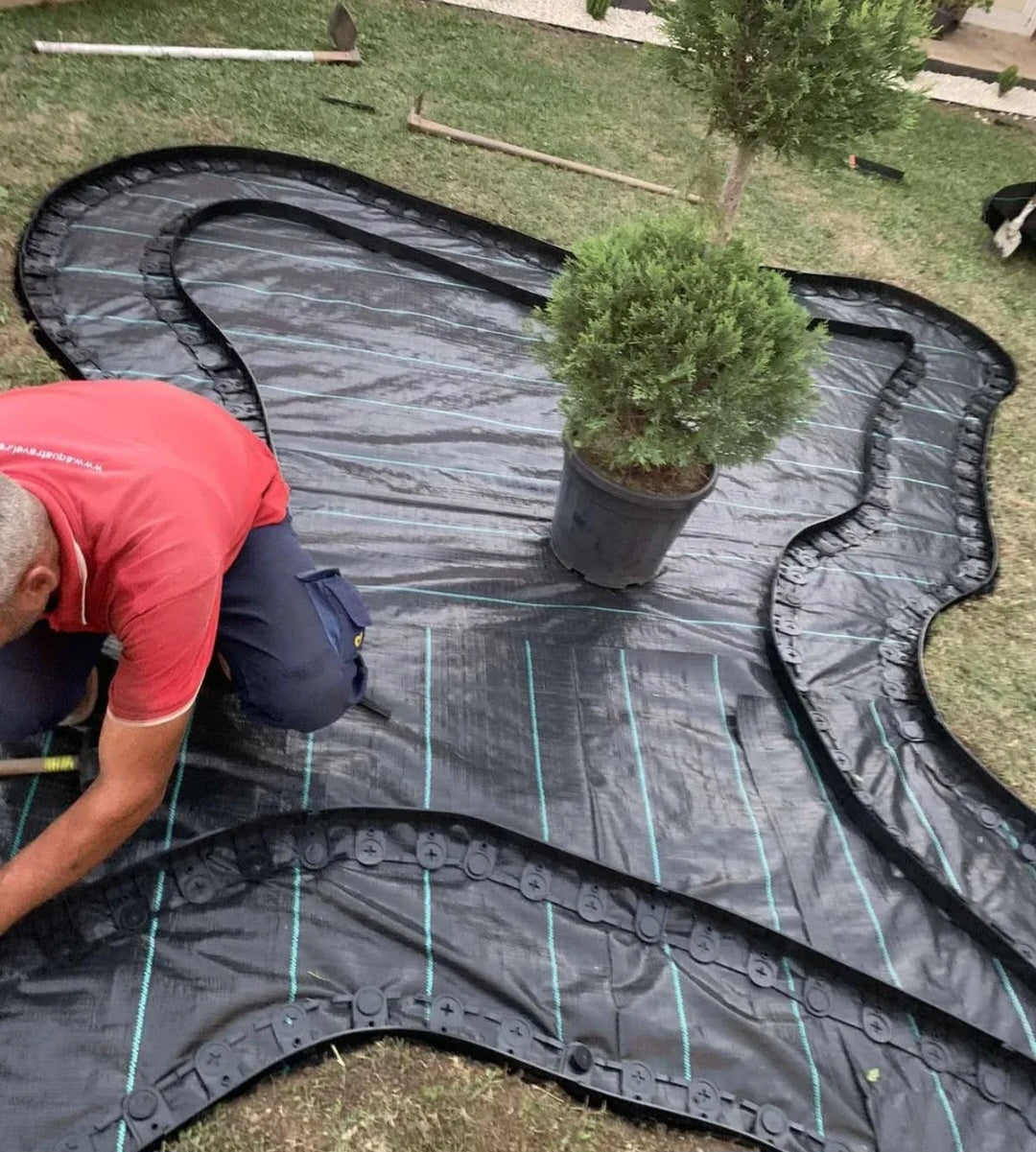 Graničnik za travu sa klinovima