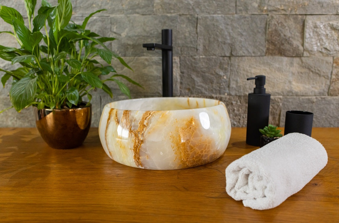 Umivaonik od prirodnog kamena (ONIKS) - OU010